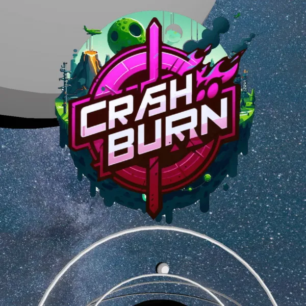 Logotipo del juego Crash N Burn.