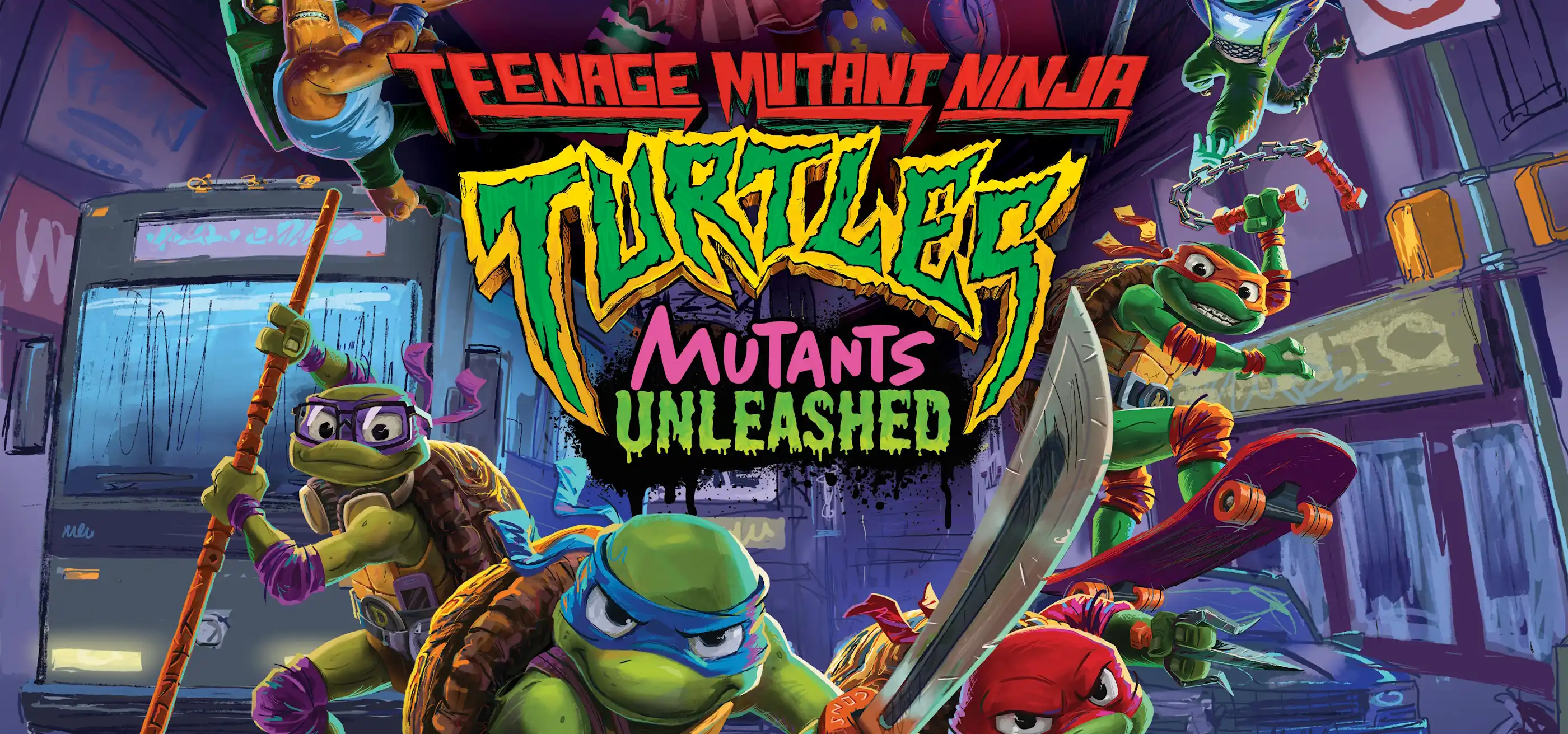 Promotional picture of the hit 2024 game “Teenage Mutant Ninja Turtles: Mutants Unleashed" 