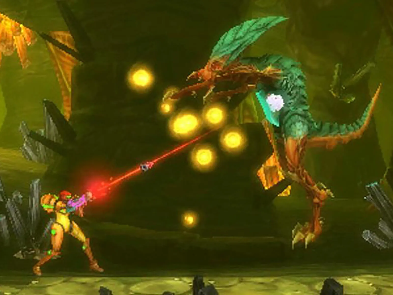 Screenshot from Metroid: Samus Returns