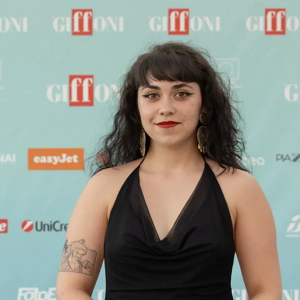 Leire Martínez en el Festival de Cine de Giffoni.