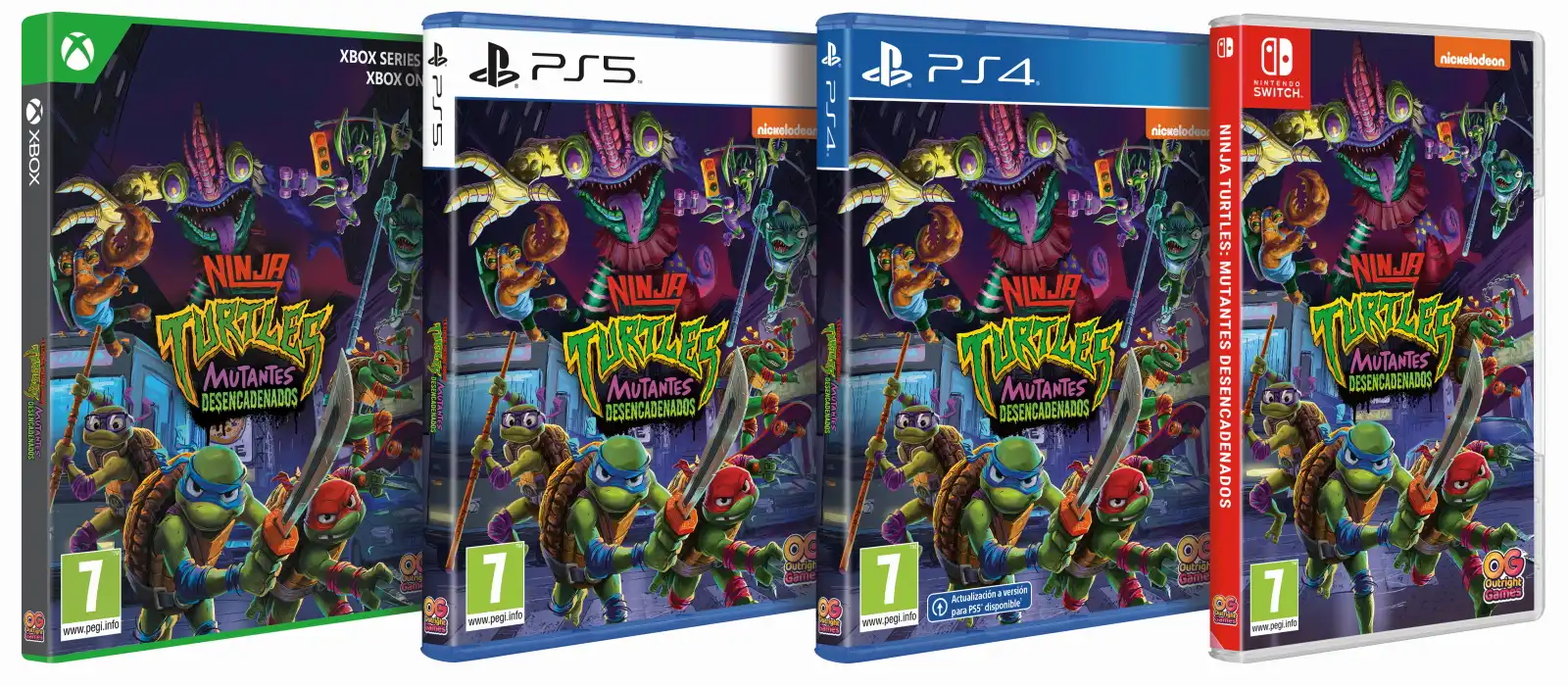 The platforms where Teenage Mutant Ninja Turtles: Mutants Unleashed is available.