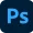 Adobe Photoshop logo.