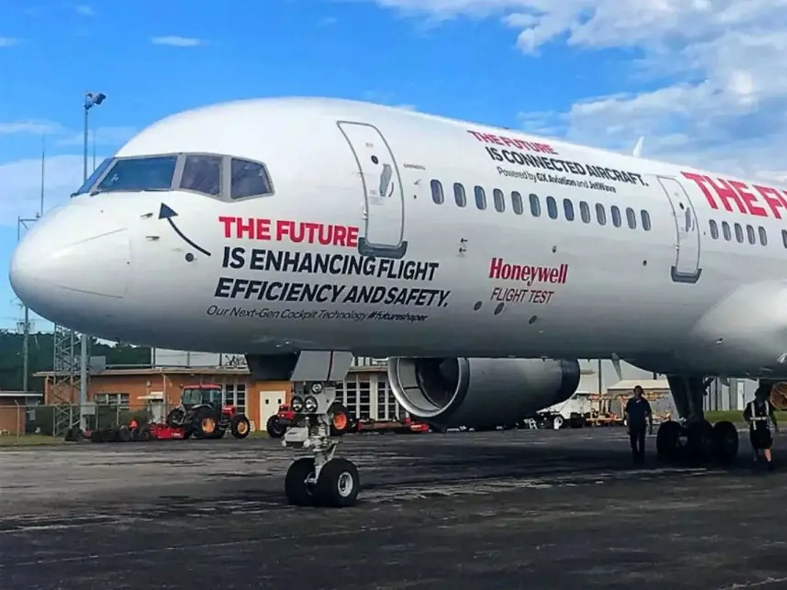 Avión de prueba Honeywell con un diseño que promueve la eficiencia y la seguridad en el futuro de la aviación